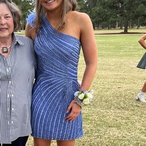 SHERRI HILL HOMECOMING/COCKTAIL DRESS style #: 54405.  fully beaded!!!